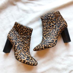 Banana Republic Animal Print Booties